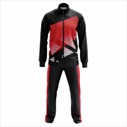 Custom Sports Tracksuit Set – Full-Zip Athletic Jacket & Training Pants