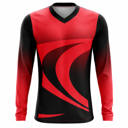 Custom Long Sleeve V-Neck Volleyball Jerseys
