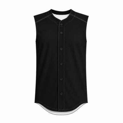 Custom Baseball Jersey Vest – Sleeveless Button-Up Baseball Uniform Top for Teams & Clubs