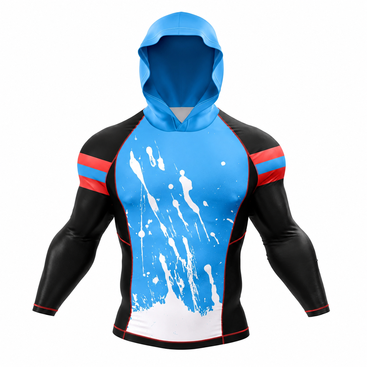 Custom Long Sleeve Hooded Compression Shirts Custom-Long-Sleeve-Hooded-Compression-Shirts