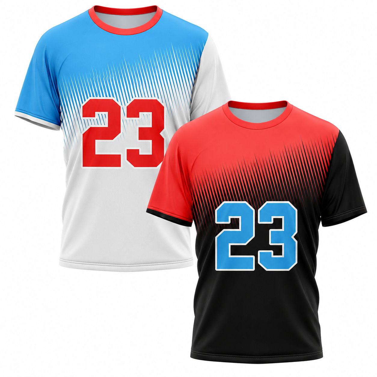 Custom Reversible Short Sleeve Crew Neck Basketball Jerseys 1