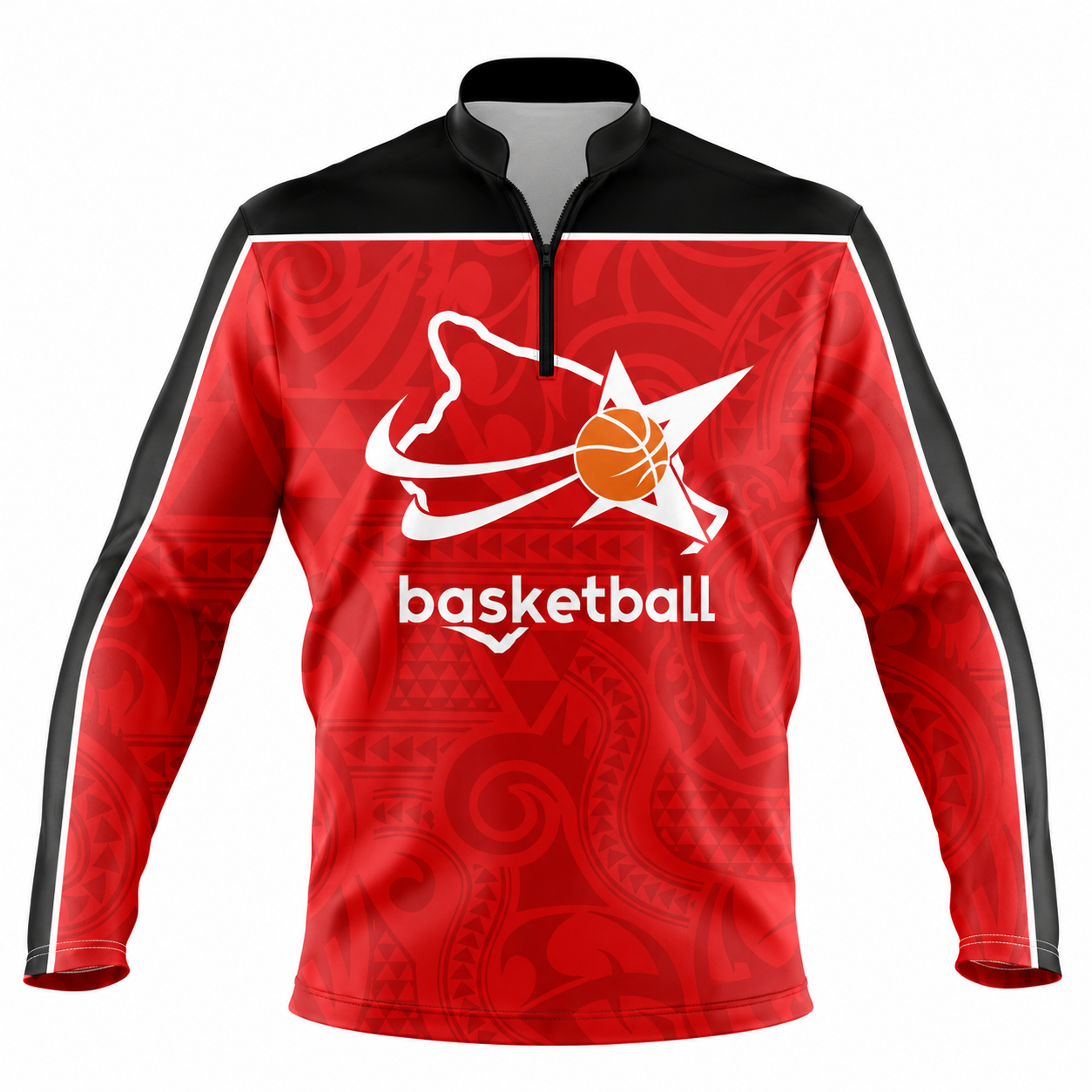 Custom ¼ Zip Long Sleeve Shooting Shirts 1