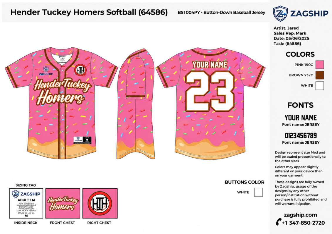 Custom Baseball Jersey Action Photo