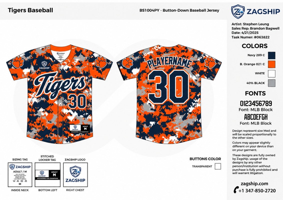 Custom Baseball Jersey Action Photo