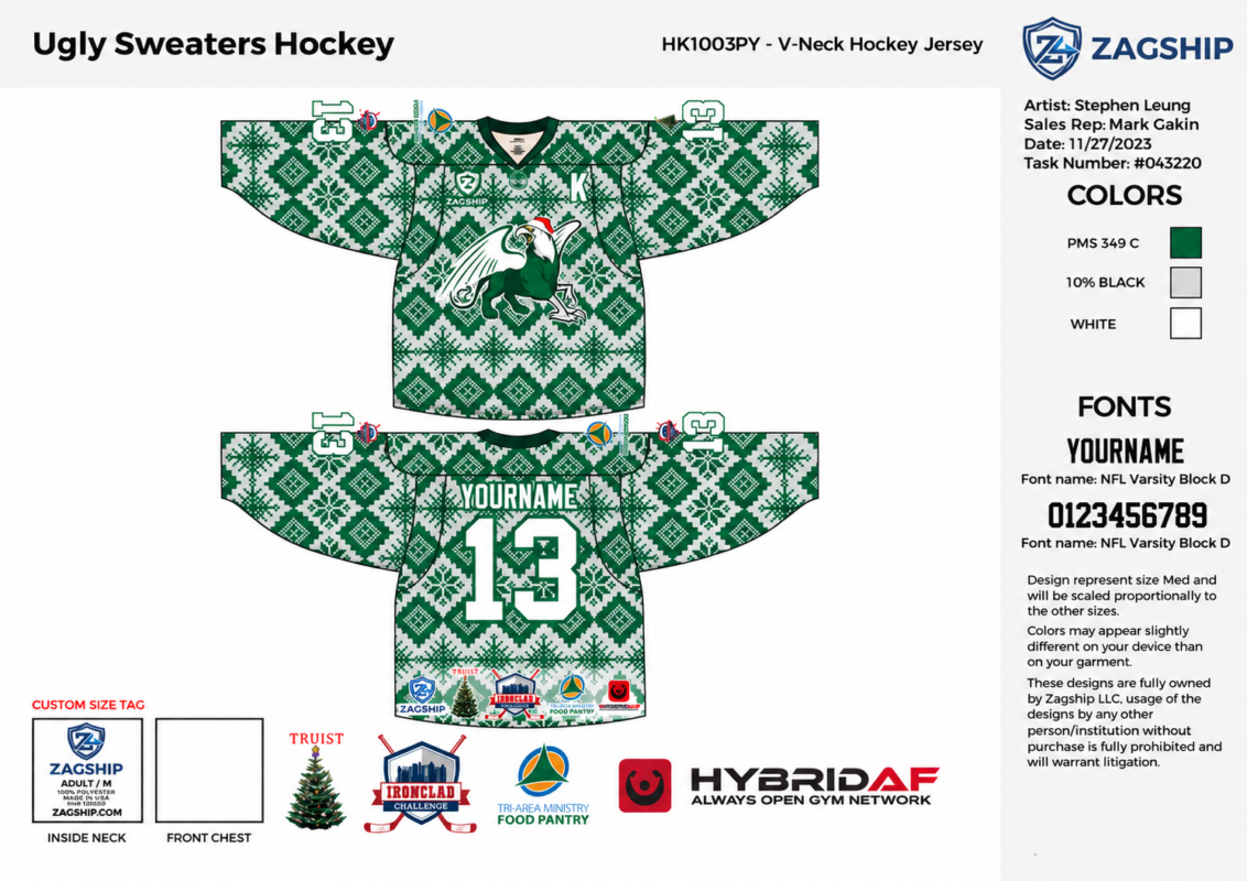 Practice Jerseys Action Photo