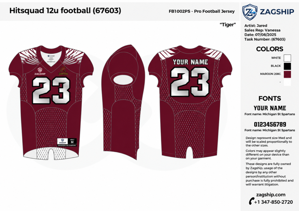 Custom American Football Jersey – Premium Performance Football Team Jersey Action Photo