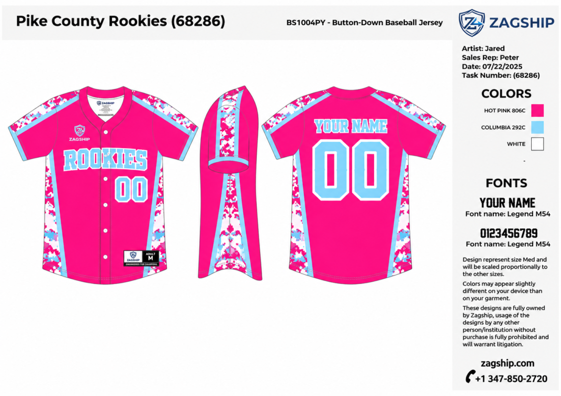 Custom Baseball Jersey Action Photo
