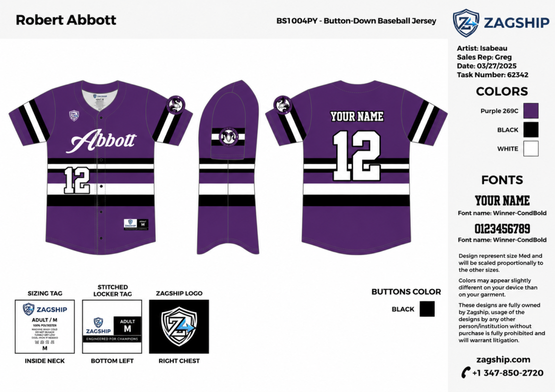 Custom Baseball Jersey Action Photo