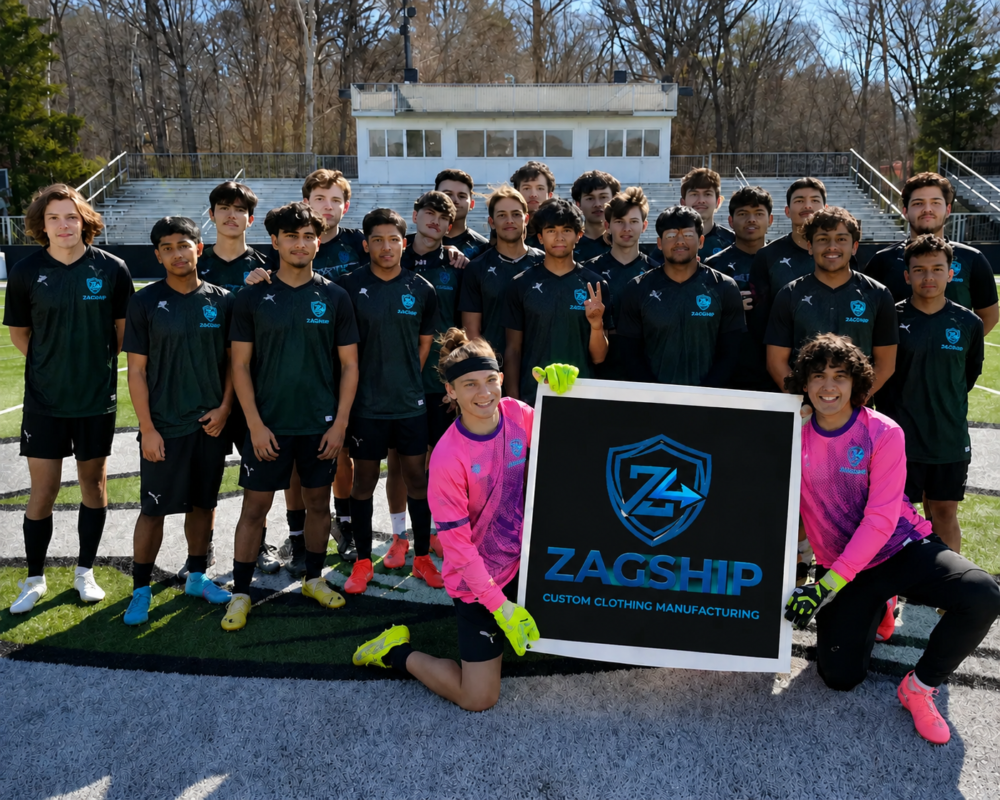 Custom Long Raglan Sleeve V-Neck Soccer Jerseys Action Photo
