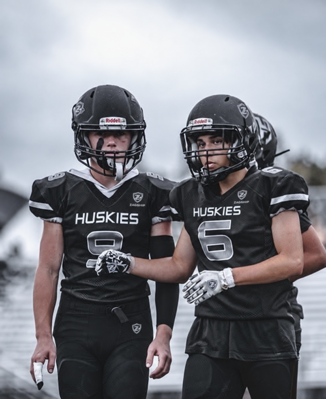 American Football Uniform Action Photo